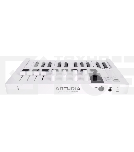 Клавиатура MIDI [231501] Arturia [MiniLAB 3] 25 клавиш, 8 энкодеров, 8 RGB пэдов, 8 фейдеров, дисплей, сенсорные регуляторы Pitch/Modulation, MIDI-выход, 1/4