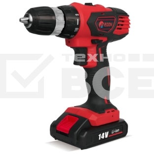 Дрель-шуруповерт аккумуляторная Edon AD-14C, 20В, 2 АКБ, Кейс