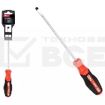 Отвертка шлицевая Deli DL3447 SL6x100мм сталь S2, матовый стержень, двухкомпонентная прорезиненная рукоять, фото2