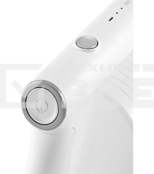 Пылесос вертикальный Coolfort CF-3004 белый, питание от аккумулятора, 150 Вт, уборка сухая/влажная, пылесборник 0,5 л, работа от АКБ max 30 мин.