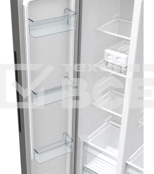 Холодильник Gorenje NRR9185EAXLWD двухкамерный серебристый мат. инвертер