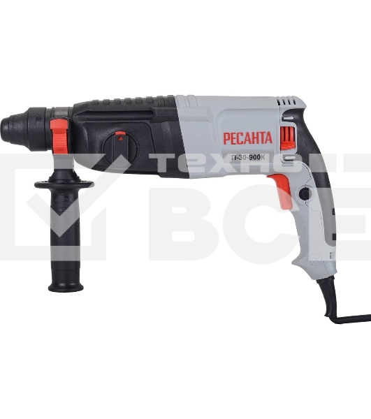 Перфоратор Ресанта П-30-900К SDS-plus уд.:4.3Дж 900Вт (кейс в комплекте)