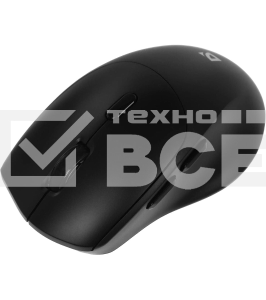 Мышь беспроводная Defender Effect X MS-095 черный, 1600 dpi, радиоканал, USB, кнопки - 6