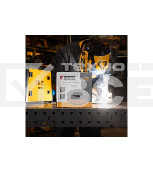 Омедненная проволока Denzel ER70S-6, диам. 0,8 мм, 5 кг, диам. катушки D200 Denzel