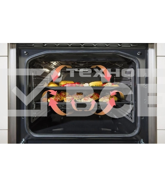 Плита электрическая Gorenje GECS5C70WA белый, конфорок 4 электрических, духовка 70 л, 50 см x 85 см x 59.4 см