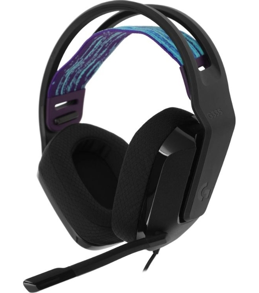 Гарнитура Logitech G335 чёрный, проводная, 3.5 мм