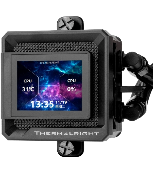 Система жидкостного охлаждения Thermalright Frozen Warframe SE 360 ARGB Soc-AM5/AM4/1151/1200/2066/2011/1700 черный 4-pin 29.6dB Al LCD Ret (F-WFRAME-SE-360-BL-ARGB)