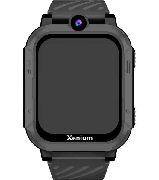 Детские умные часы Xenium W600, 1.83', IPS, LBS, Wi-Fi, IP67, темно-серый
