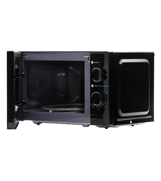 Микроволновая печь HOME HMM207BB черный, 20 л, 700 Вт, переключатели — поворотный механизм