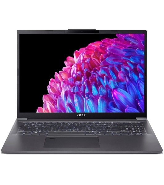 Ноутбук Acer Aspire 16 A16-71M-71FM/16'/OLED/Intel Ultra 7 155H/32GB/1024GB SSD/Intel Arc Graphics/Windows 11 Pro/серый/1.64kg