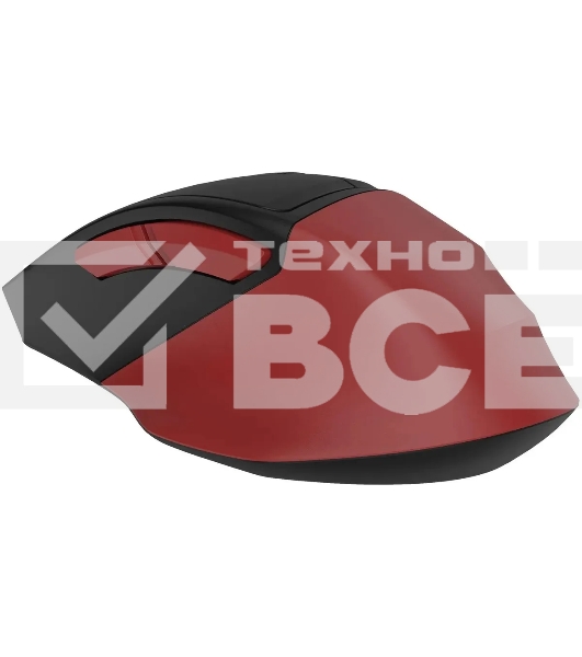 Мышь проводная A4Tech Fstyler FM45S Air красный/черный, 2400 dpi, USB, кнопки - 7