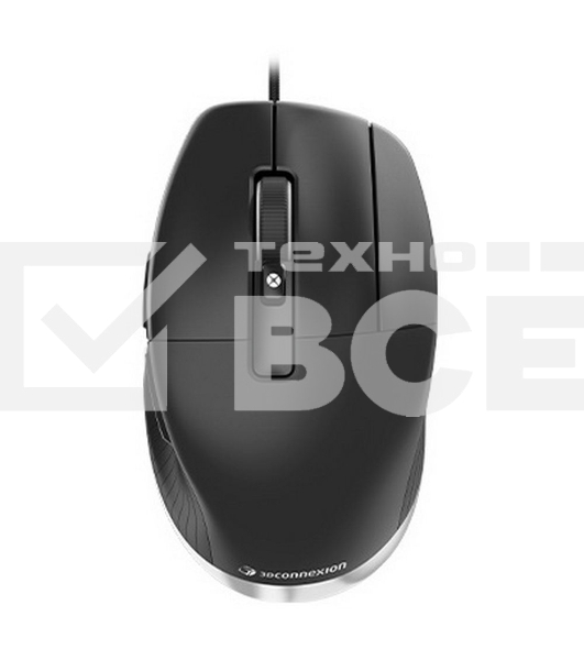 Мышь проводная 3DConnexion CadMouse Pro (3DX-700080) черный, 7200 dpi, USB, кнопки - 7
