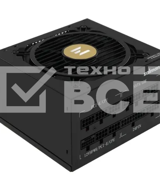Блок питания Zalman TeraMax II, 1000Вт, 80 PLUS Gold, 120мм, модульный, черный