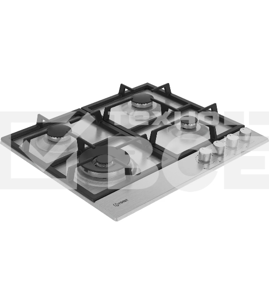 Газовая варочная панель Indesit THPM 642 W/IX/I, нержавеющая сталь