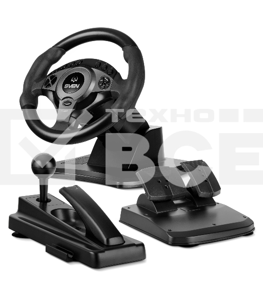 Руль Sven GC-W750 16кноп. (с педалями) черный