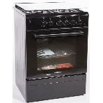 Плита комбинированная VESTA Valencia VGE 50 10-E черный, конфорок 4 газовых, духовка 52 л, 50 см x 85 см x 57 см, фото 1