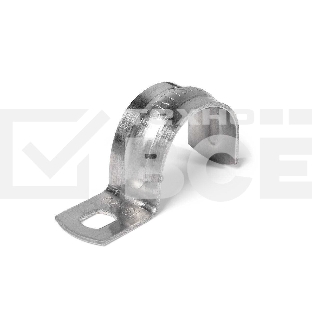 Скоба крепежная однолапковая Fortisflex СМО d38-40мм метал. оцинк. (уп.50шт)