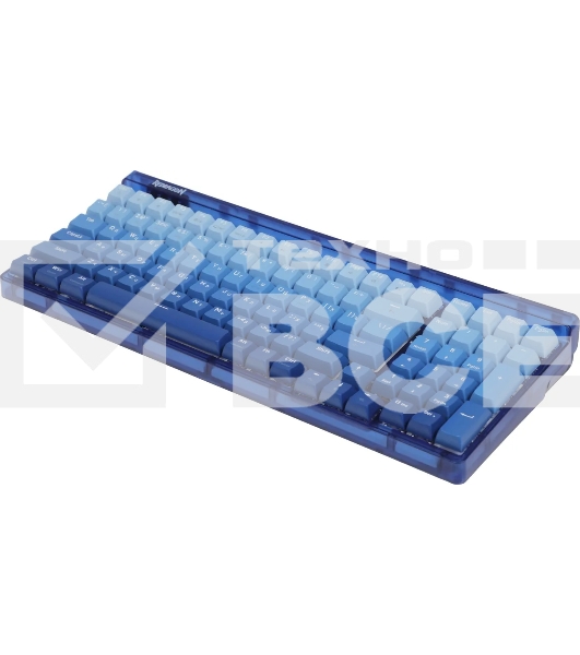 Клавиатура беспроводная Redragon Garen Pro RU RGb, бел/син, градиент,BT+2.4