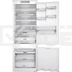 70 см, 193.5х54.3х69 см, 295/99 л, инверторный компрессор, автоматическая разморозка, зона свежести влажная, сенсорное управление, технология 6 SMYSL FreshControl, MultiFlow, FreezeControl, перенавешиваемые дверцы, скользящие направляющие, Италия, фото 1