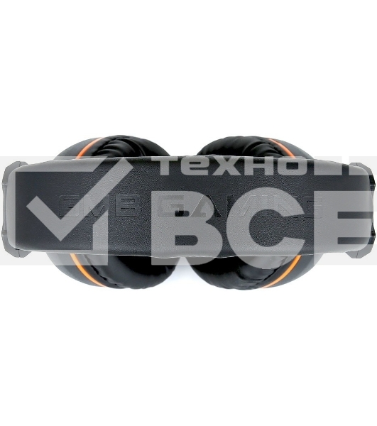 Наушники Gembird MHS-G100 'Survarium'черный/оранжевый рег. громкостиоткл. миккабель 2.5м