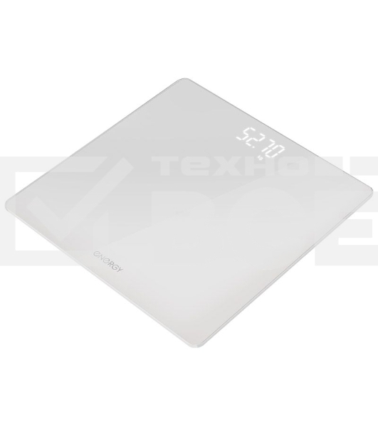 Весы напольные электронные Energy EN-421 (стеклянная поверхность, 180 кг, белый)