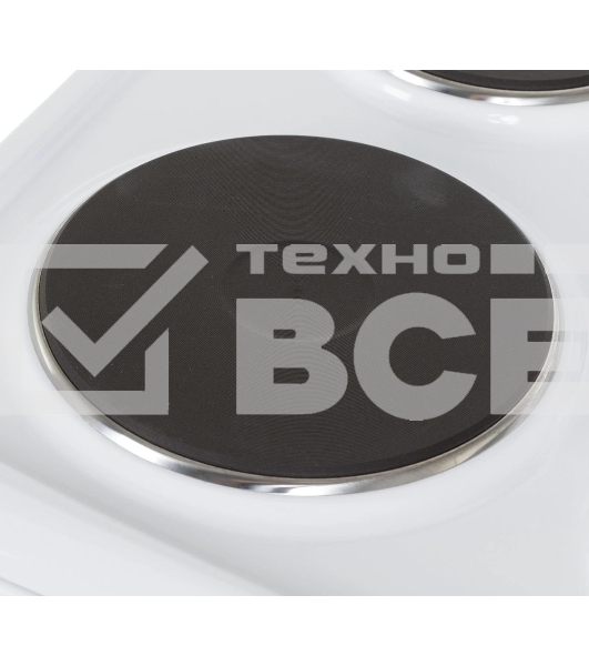 Плита электрическая Hansa FCEW53000 белый, конфорок 4 шт, духовка 68 л, 50 см x 85 см x 60 см