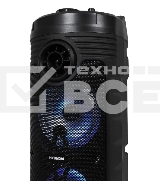 Минисистема Hyundai H-MC170 черный 80Вт/FM/USB/BT/SD/MMC