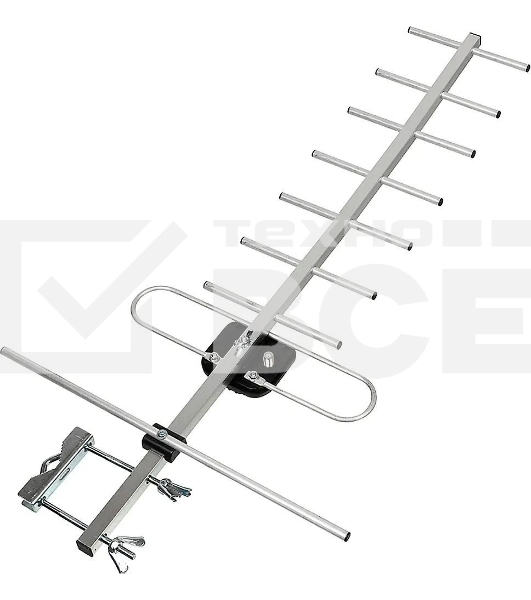 Антенна телевизионная Hyundai H-TAE140 11дБ пассивная серебристый