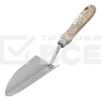 Совок посадочный широкий Palisad LUXE 85х330 мм, стальной, рукоятка из ясеня, фото 1