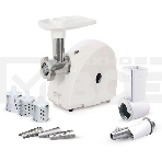 Мясорубка электрическая Аксион М32.02 белый, 1500 Вт, 1.7 кг/мин, защита от перегрузки, насадки - 5, фото 1