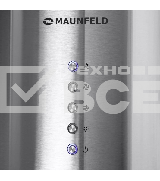 Вытяжка пристенная Maunfeld Lee Wall 35 нержавеющая сталь, 35 см, 1050 куб. м/ч, 54 дБ