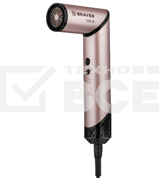 Фен-мультистайлер BRAYER BR3309, 1500 Вт, компактный, 25/32/40-61 мм
