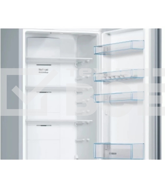 Холодильник Bosch KGN39UL30U серебристый металлик двухкамерный 279/87л морозилка снизу, No Frost