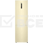 Холодильник Haier CEF538CCG бежевый двухкамерный 263/105л морозилка снизу, No Frost, фото 1