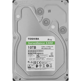 Жесткий диск HDD Toshiba S300 Pro 10Tb 7200rpm SATA III 512Mb 3.5'
