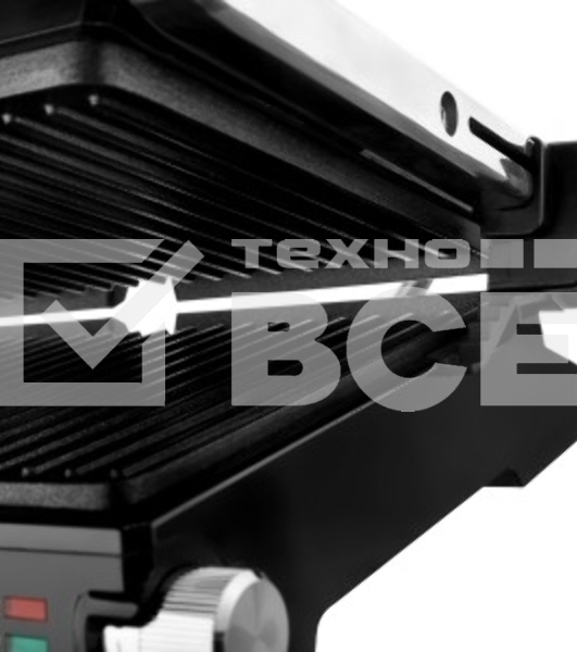 Электрический гриль-пресс BRAYER BR2005, 2000 Вт, антиприг.покр.пласт 34*23,5 см, темп 230 С,рег.выс
