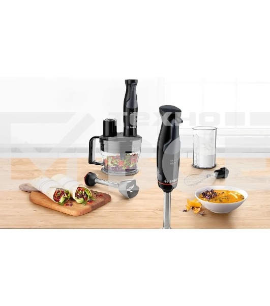 Блендер погружной Bosch MSM4B670 1000 Вт, черный