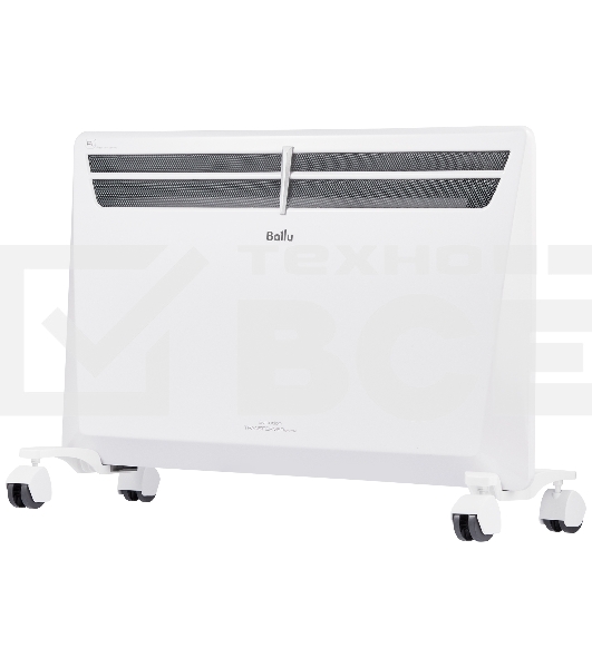 Комплект Ballu Transformer с блоком управления и шасси BEC/EVU-2000-4I белый, 2000 Вт, 25 м2, дисплей, термостат, WiFi
