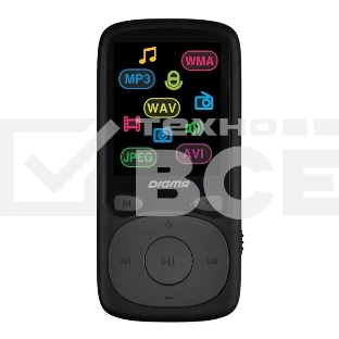 Плеер Hi-Fi Flash Digma B4 8Gb черный/1.8