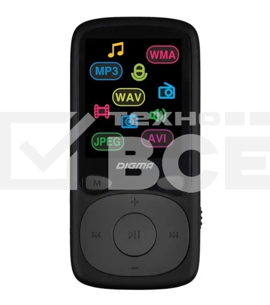 Плеер Hi-Fi Flash Digma B4 8Gb черный/1.8