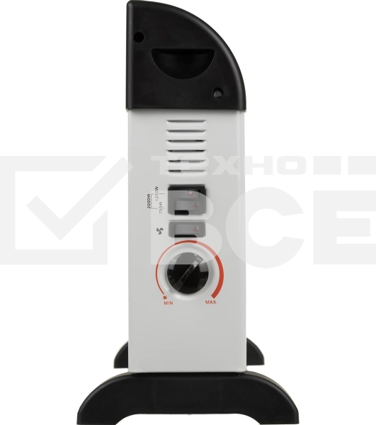 Конвектор Centek CT-6124 белый, 750/1250/2000 Вт, 20 м2, механический термостат