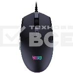 Мышь проводная Acer Nitro OMW400 черный, 6400 dpi, USB, кнопки - 6, фото 1
