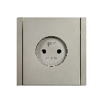 Розетка IEK FORTE&PIANO FP518 без заземления винтовое крепление 10А сталь, фото5