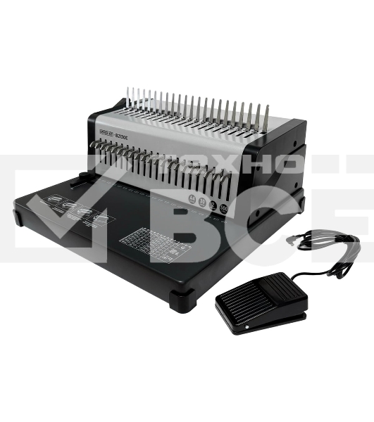 Переплетчик Office Kit B2130E A4/перф.35л.сшив/макс.500л./пластик.пруж. (6-51мм)/электр.