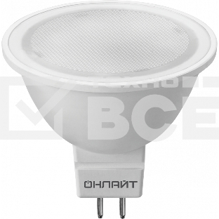 Лампа светодиодная ОНЛАЙТ 71638 OLL-MR16-5-230-4K-GU5.3
