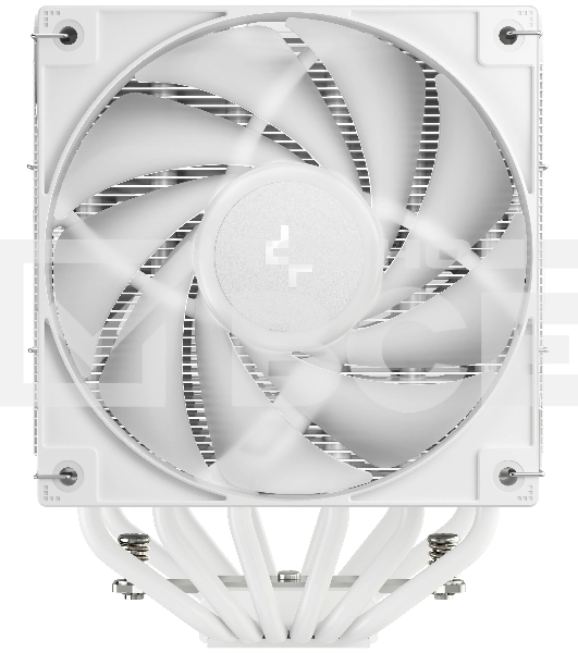 Кулер для процессора DEEPCOOL AG620 WH ARGB V2 LGA20XX/1700/1200/115X/AM5/AM4 (9шт/кор, TDP 260W, PWM, ARGB DUAL Fan 120mm, 6 тепл. трубок, белый) RET