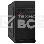 Компьютерный корпус Minitower ExeGate BAA-106-UNS350 (mATX, БП UNS350 с вент. 12см, 2хUSB, аудио, черный), фото 1