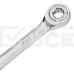 Ключ комбинированный трещоточный Denzel 7 мм, CrV, матовый хром 14701, фото4