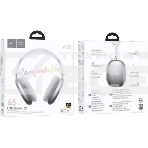 Наушники накладные Hoco W65 серебристый беспроводные bluetooth оголовье (50335), фото3