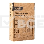 Многофункциональная отвертка 8-в-1 Deli DL636009 1шт ручка, 3 бита Phillips: PH0, PH1, PH2, 3 насадки с прорезями: 3 мм, 5 мм, 6 мм,2 специальные биты: точечные, Y-образные. Материал хвостовика: Cr-V., фото4